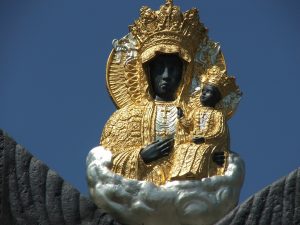 black madonna in czestochowa, poland