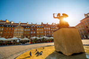 Market square in Warsaw