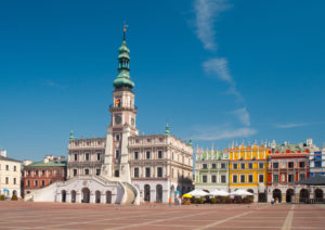 Great Market Square in Zamosc