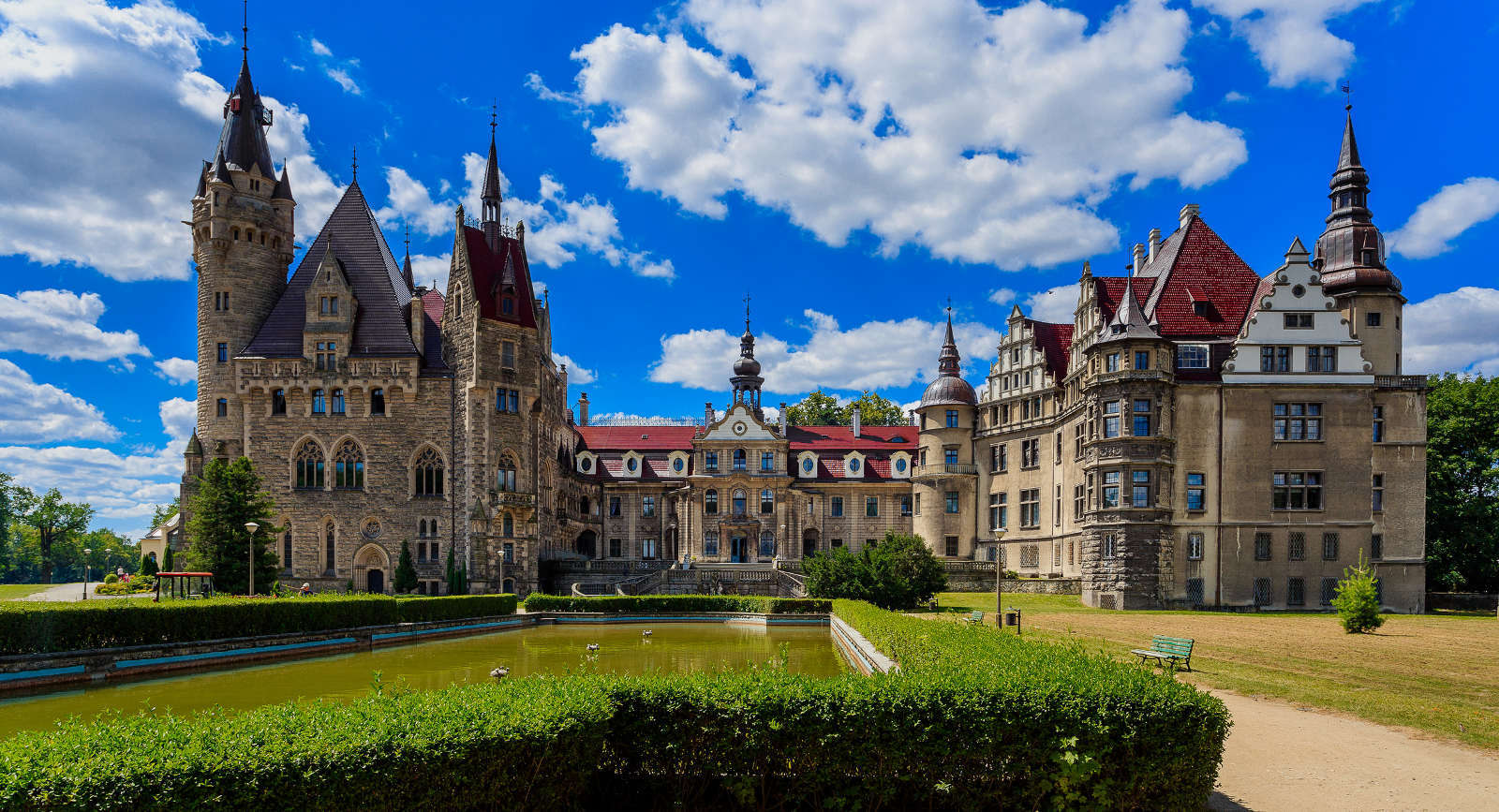 Palace in Moszna, Poland