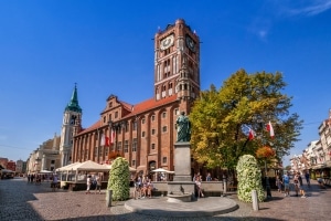 Gothic Town Hall in Torun