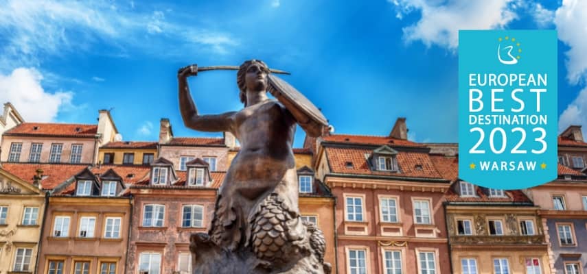 Warsaw awarded Best European Destination 2023