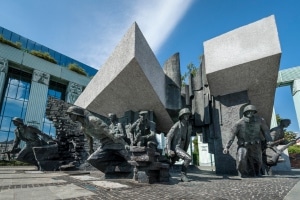 Warsaw Uprising Monument in Warsaw